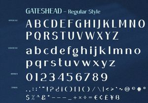Gateshead - Display Font