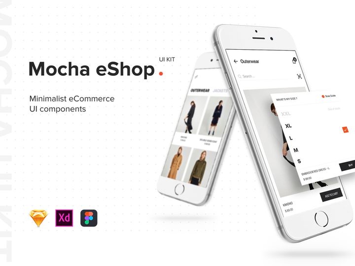eShop Mobile App UI Kit preview picture