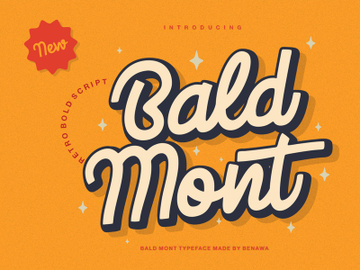 Bald Mont - Retro Bold Script preview picture