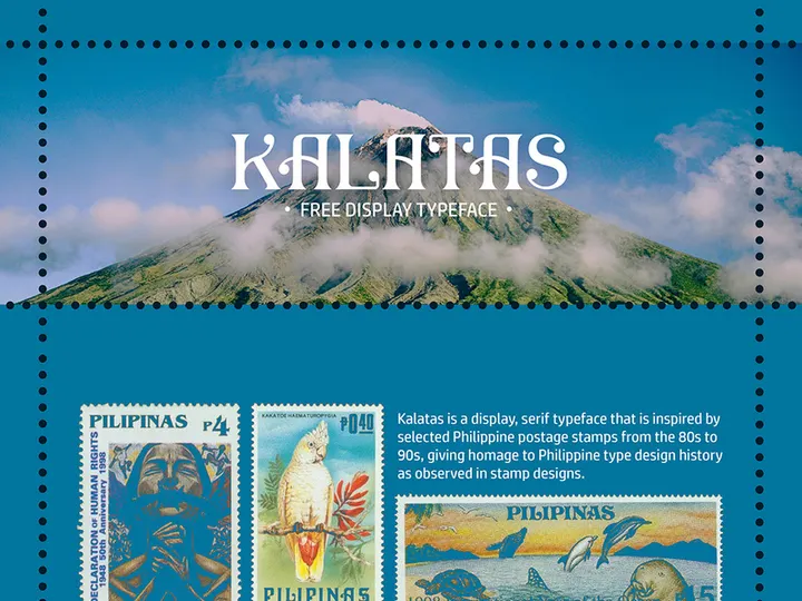 Kalatas Free Display Typeface [Personal Use License]