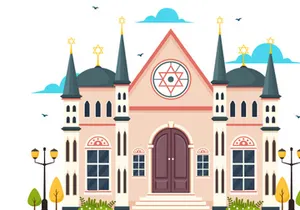 10 Synagogue Building Illustration