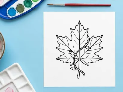 Cozy autumn scene with a warm blanket and fall leaves. Relaxing outdoor setting for seasonal lifestyle imagery.