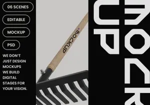 Iron Rake Mockup