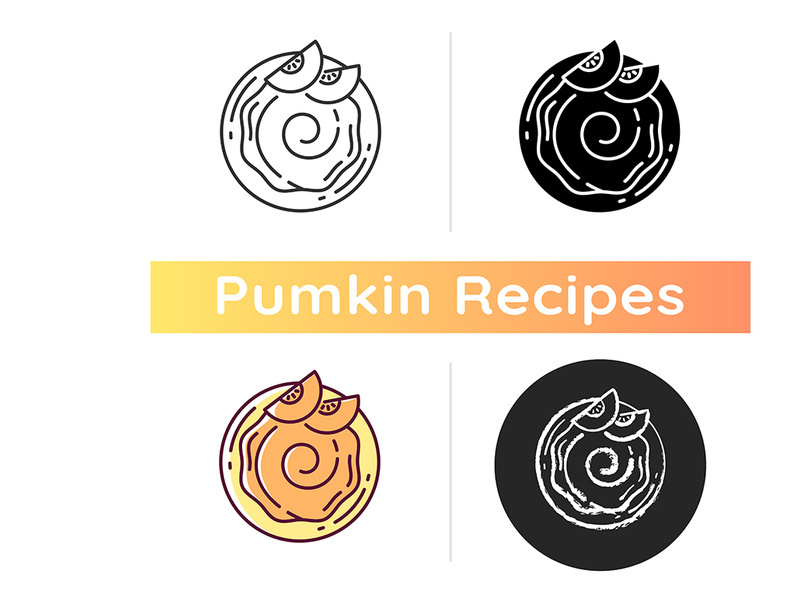 Pumpkin hummus icon