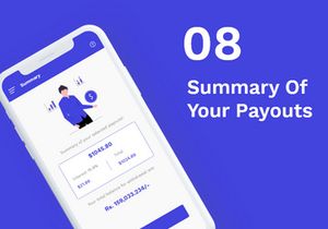 Payment Conversion Mobile App - UI Kit Adobe Xd