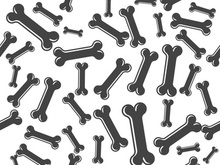 Bone icon design illustration