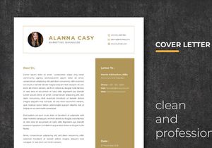 Clean CV Resume Template - Manager