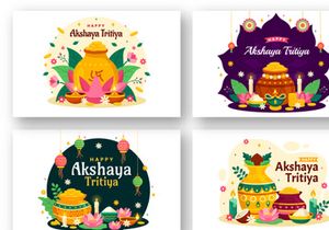 12 Akshaya Tritiya Festival Illustration