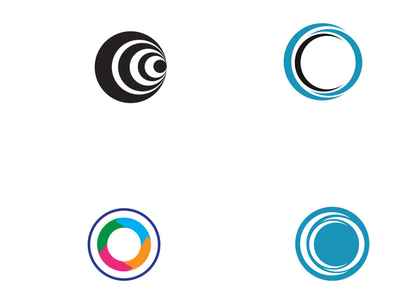 Colorful circle abstract logo