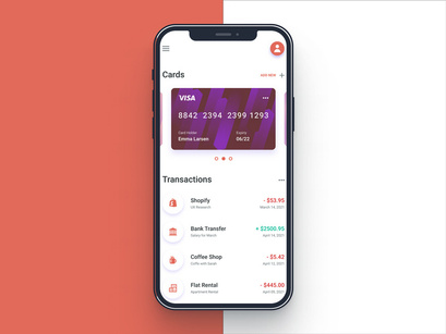 Finance iOS App UI