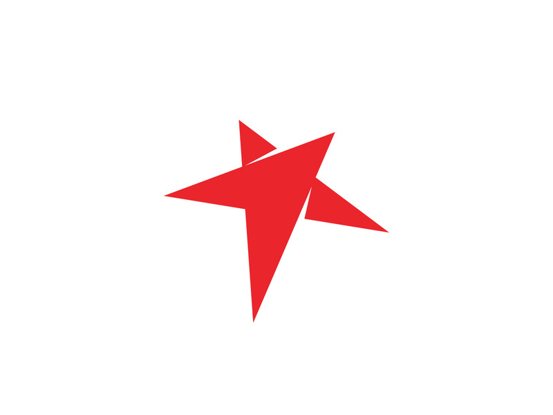 Star Logo Template icon illustration design