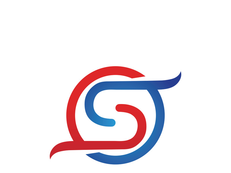 S logo Business corporate letter design vector