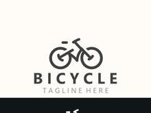 Bicycle icon template design inspiration. Bicycle store Quality symbol vector