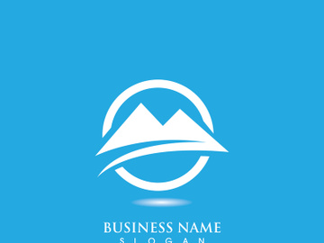 Mountain icon Logo Template Vector illustration design preview picture