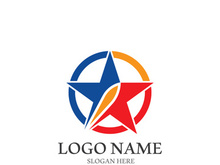 Star icon template vector illustration design