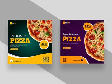 Delicious Pizza Social Media Post Ver-2 preview picture