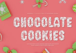 Snowfall - Display Font