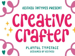 Creative Crafter Font preview picture