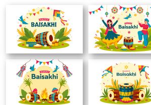 12 Happy Baisakhi Illustration