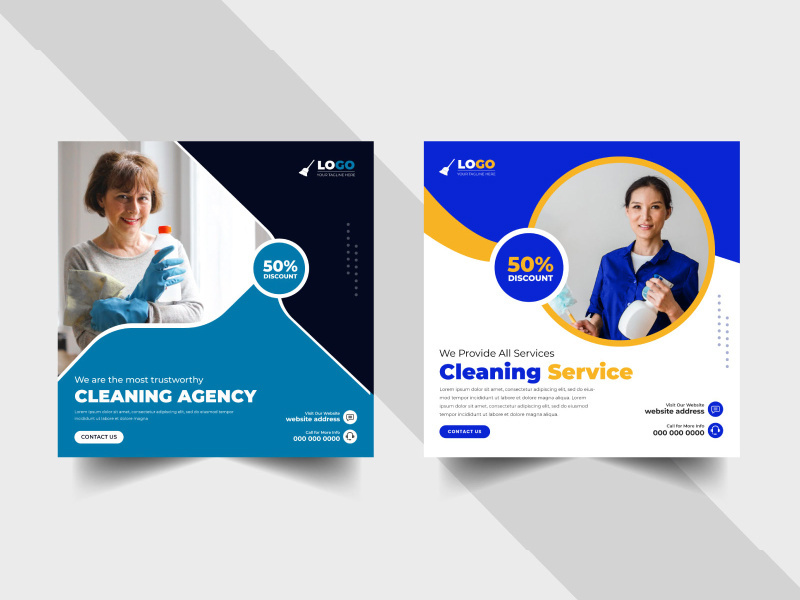 Cleaning Agency Social Media Post Template Ver-3