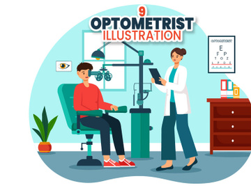 9 Optometrist Illustration preview picture
