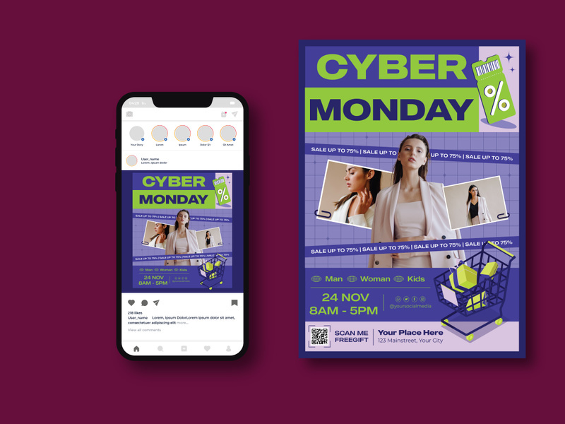 Cyber Monday Flyer