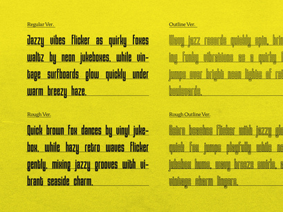 Gerebong | Condensed Sans Serif