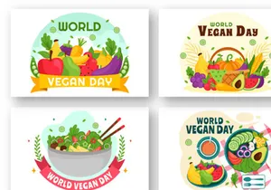 10 World Vegan Day Illustration