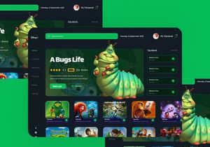 Movie, TV & Film Landing Page.