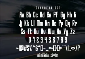 Velocity - Condensed Sans Serif