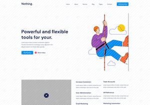 3 In One 1 Landing Page UI KIT