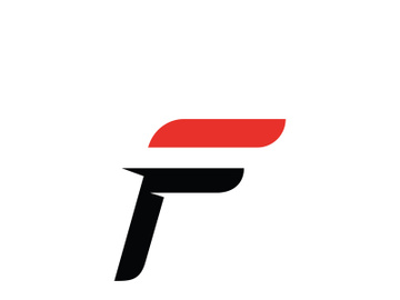 F logo and symbol vector icon app preview picture