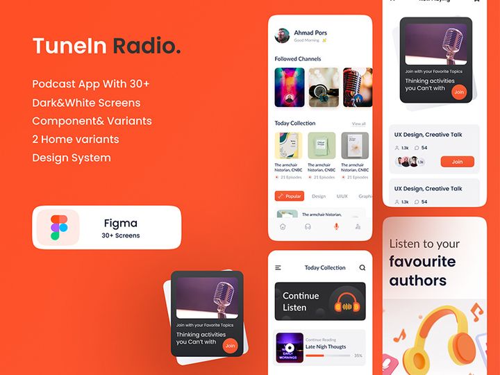 Live Podcast App UI