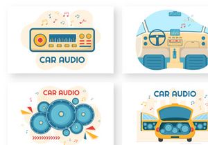 10 Car Audio Illustration