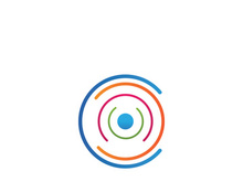 C circle Letter Logo Template vector icon design