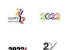 happy new year 2022 vector illustration design template