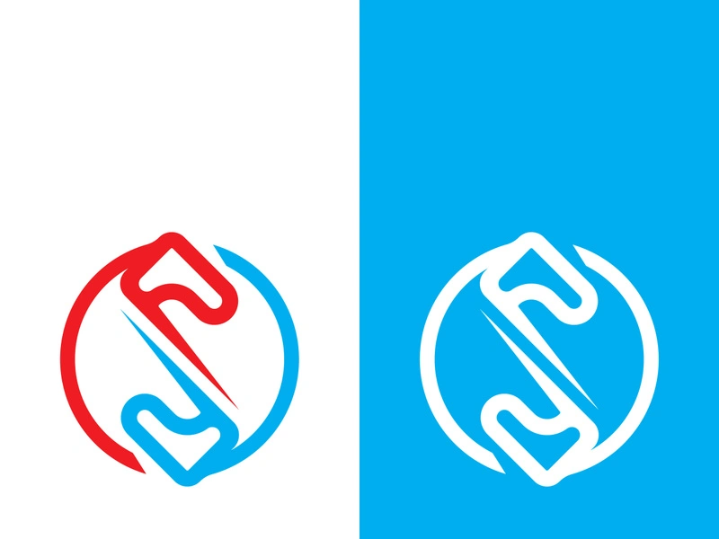 Business corporate S letter logo design vector