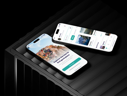 Travel App UI Kit – Modern & Clean Mobile Design
