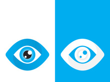 Branding identity corporate eye care vector logo design