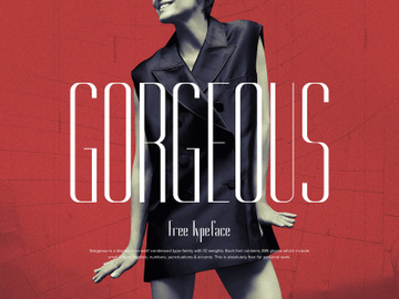 Gorgeous - Free Typeface preview picture
