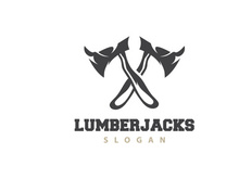 Axe Logo Simple Design Illustration Symbol Template