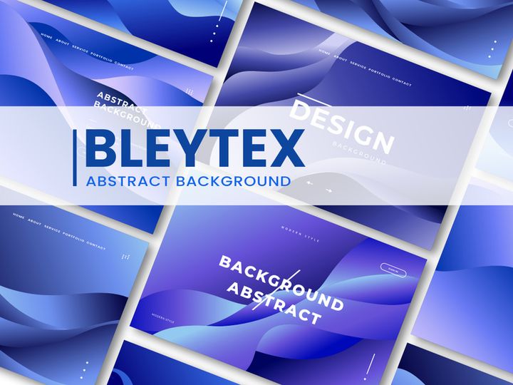 Blue wave abstract background