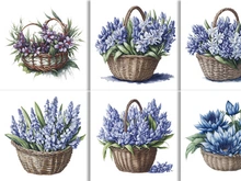 Watercolor Floral Flower Basket Design