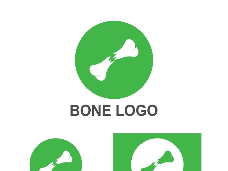 Bone logo design.logo for nursing, medical, orthopedic.