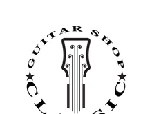 Guitar logo design icon and symbol vector inspiration