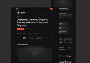 Halahfolio - Portofolio Website Template (Style 2)
