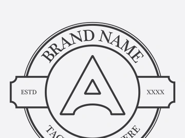 A vintage logo preview picture