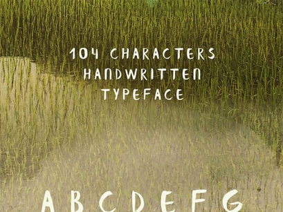 Banaue: Free handwritten brush font