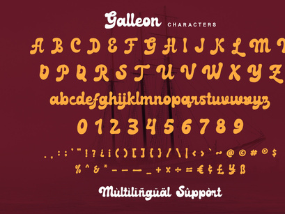 Galleon - Bold Script