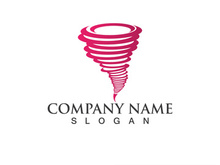 Tornado logo symbol vector illustration design